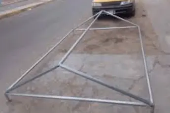 Cómo hacer un toldo de tubo galvanizado